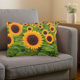 Sonnenblumen Akzentkissen Dekokissen