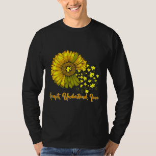 Sonnenblumen Akzeptanz verstehen Liebe Autismus Be T-Shirt