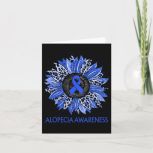 Sonnenblumen Alopecia Sensibilisierung für Blauen Karte
