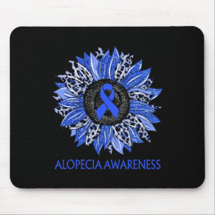 Sonnenblumen Alopecia Sensibilisierung für Blauen Mousepad