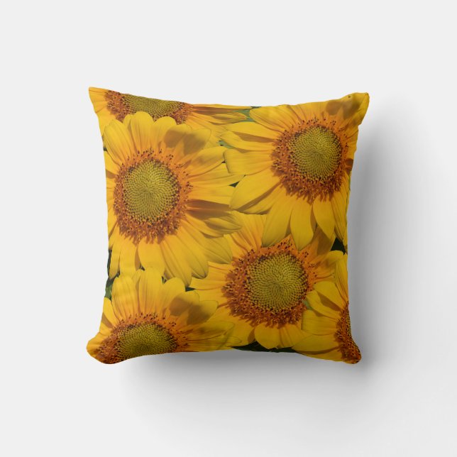 Sonnenblumen American MoJo Pillow Kissen (Vorderseite)