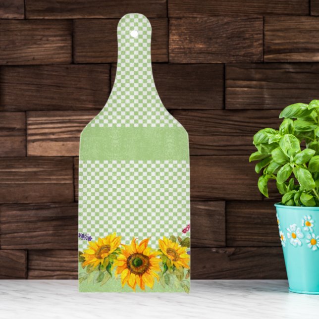 Sonnenblumen an der Tafel Schneidebrett (Von Creator hochgeladen)