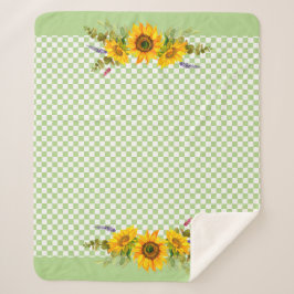 Sonnenblumen an der Tafel Sherpadecke