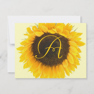 Sonnenblumen-Antwortkarte RSVP Karte