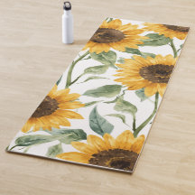 Sonnenblumen Aquarell Floral Gelbe Malerei