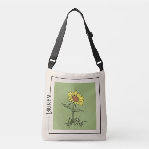 Sonnenblumen Art - Crossbody Bag Tragetaschen Mit Langen Trägern