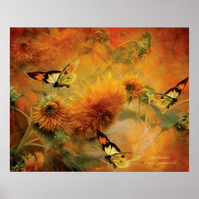 Sonnenblumen Art Poster/Print Poster (Vorne)