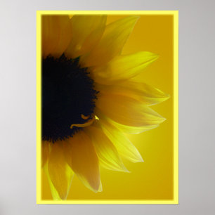 Sonnenblumen Art Printing Schöne Blume Drucken Poster