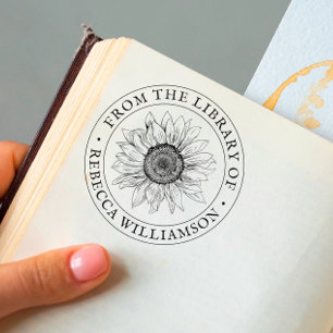 Sonnenblumen aus der Bibliothek des Individuellen  Permastempel