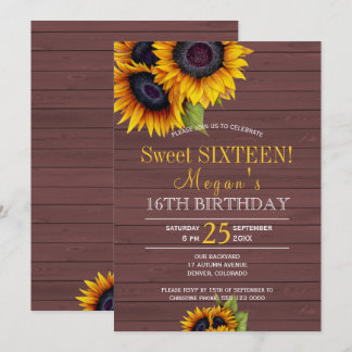 Sonnenblumen aus Stallholz Chic rustikal 16 . Gebu Einladung