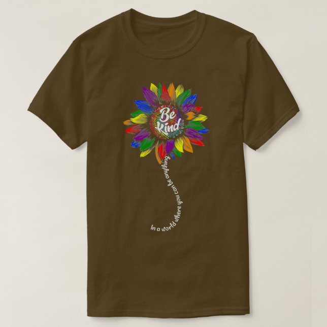 Sonnenblumen Autismus Bewusstsein ist nett Puzzle  T-Shirt (Design vorne)