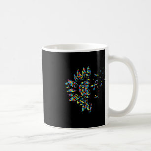 Sonnenblumen Autismus Puzzle Piece Ribbon Coole Au Kaffeetasse