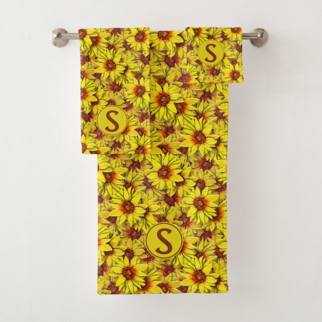 Sonnenblumen-Badehandtuch-Set Badhandtuch Set (Insitu)