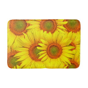 Sonnenblumen Badematte
