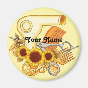 Sonnenblumen Beautician Magnet