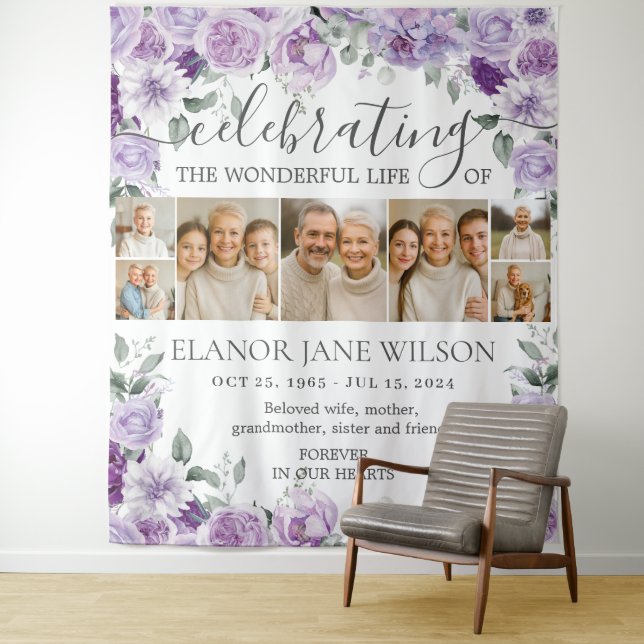 Sonnenblumen Beerdigung Gedenkstätte 7 Fotos Colla Wandteppich (Beispiel)