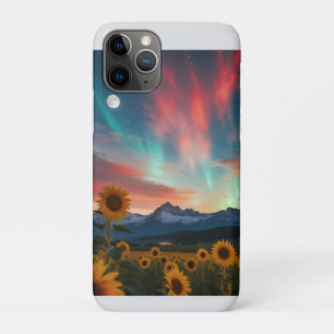 Sonnenblumen bei Dämmerung: Monsun über dem Berg Case-Mate iPhone Hülle