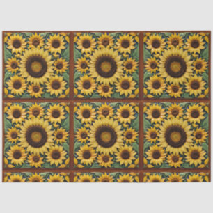 Sonnenblumen Beliebte schöne Sammlung Seidenpapier