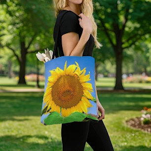 Sonnenblumen-Bild Nr. 2 Tragetasche