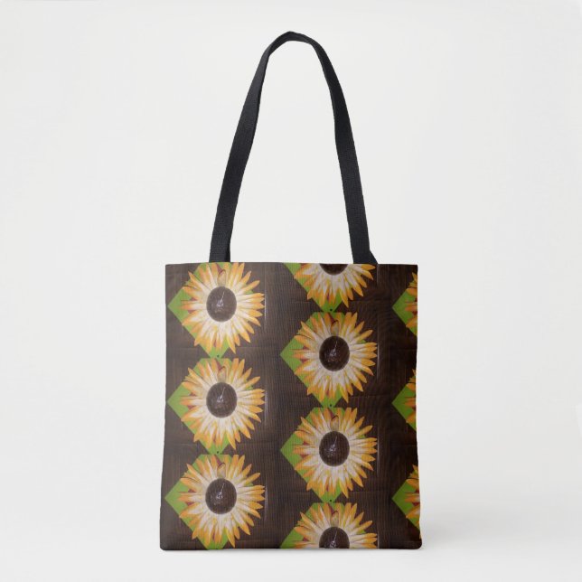 Sonnenblumen-Bild-Tasche (Vorderseite)