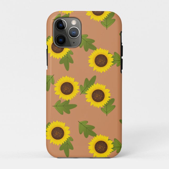 Sonnenblumen Blume Petals Herbst Case-Mate iPhone Hülle (Rückseite)