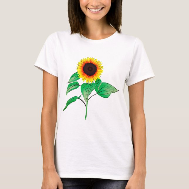 Sonnenblumen, Blume, Sommer T-Shirt (Vorderseite)