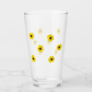 Sonnenblumen Blume Sommersonne erfrischend Glas