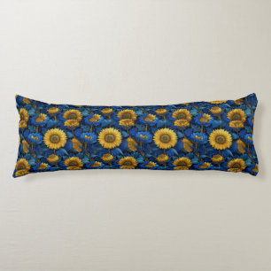 Sonnenblumen Blumen Modern Farmhouse Romantisches Seitenschläferkissen