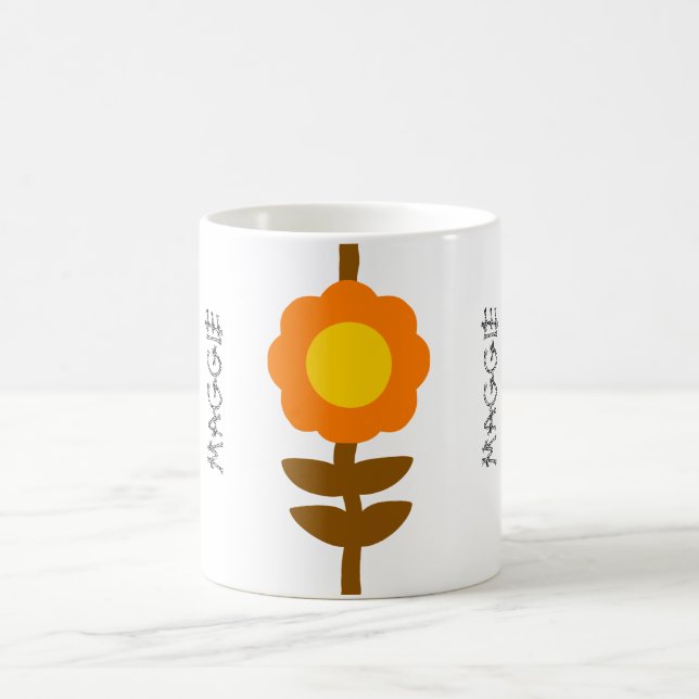 Sonnenblumen-Blumen-Tasse Kaffeetasse (Mittel)