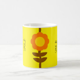 Sonnenblumen-Blumen-Tasse Kaffeetasse