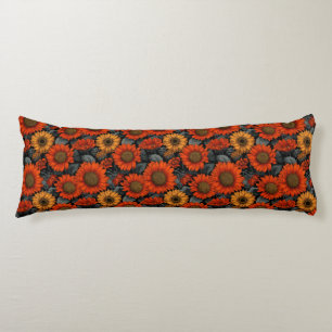 Sonnenblumen-Blumen-Warme-Interieur Moderne Viscos Seitenschläferkissen