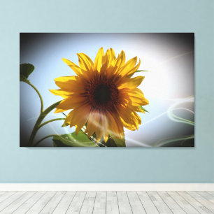 Sonnenblumen-Blumenduft-Kunst Leinwanddruck