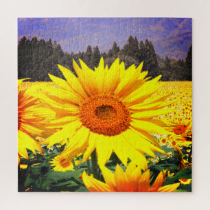 Sonnenblumen Blumengarten Jigsaw Puzzle
