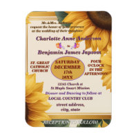 Sonnenblumen Blumenhochzeit
