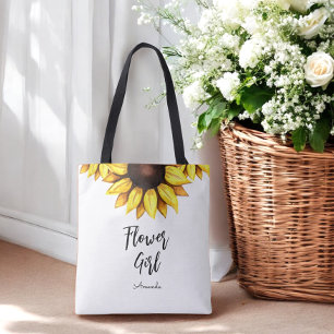 Sonnenblumen-Blumenmädchen-Hochzeit    