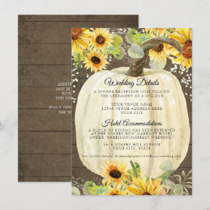 Sonnenblumen Blumenpumpen Twinkle Lichter Details Begleitkarte