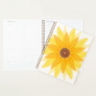 Sonnenblumen-Blüten-Planer Planer