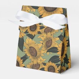Sonnenblumen Blütendusche Boxen Geschenkschachtel