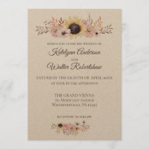 Sonnenblumen Bouquet Country Style Hochzeit