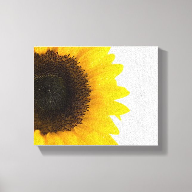 Sonnenblumen Brand Wrapped Canvas Print Leinwanddruck (Vorderseite)