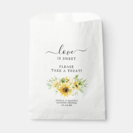 Sonnenblumen Brautparty Fvor Beutel Liebe ist süß Geschenktütchen