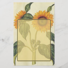 Sonnenblumen Briefpapier