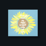 Sonnenblumen Bright Side Leinwanddruck<br><div class="desc">Sonnenblumen inspirieren Blumen immer an den hellen Blume</div>