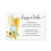 Sonnenblumen bringen ein Bücherschrank mit Babydus