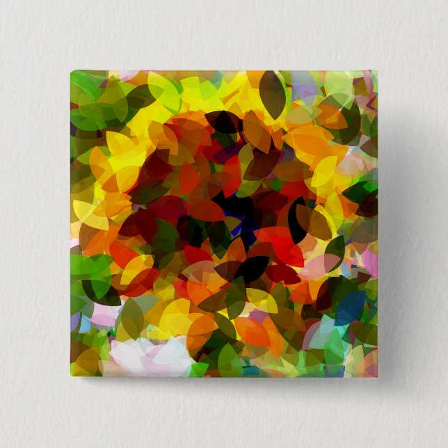 SONNENBLUMEN BUTTON (Vorderseite)