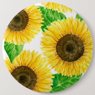Sonnenblumen Button