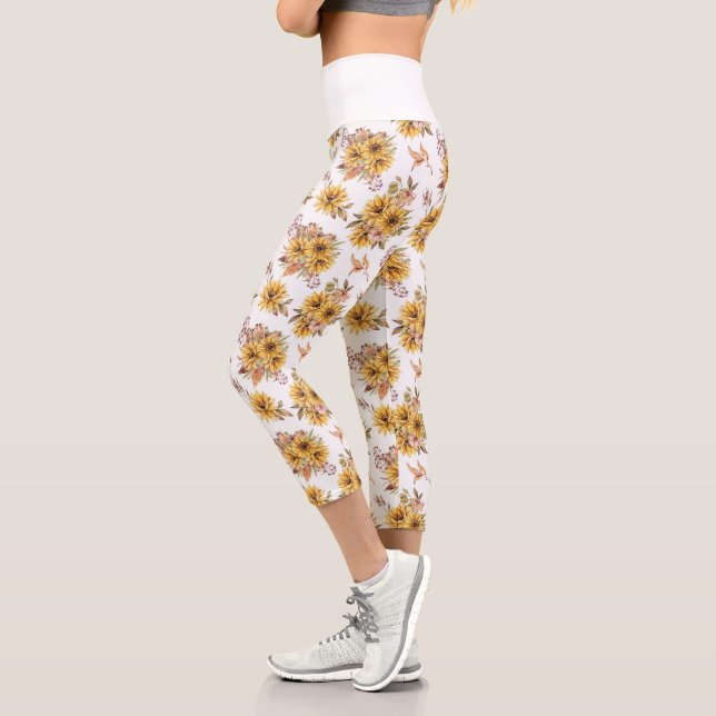 Sonnenblumen Capri Leggings (Links)