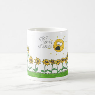 Sonnenblumen - Cartoon-Tasse Kaffeetasse