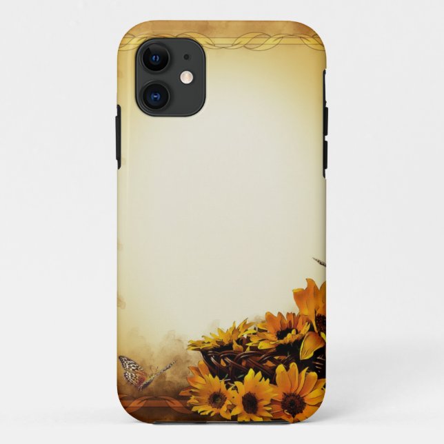 Sonnenblumen Case-Mate iPhone Hülle (Rückseite)