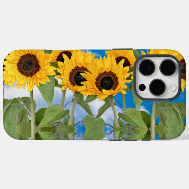 Sonnenblumen Case-Mate iPhone Hülle (Rückseite (Horizontal))